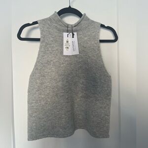 Dynamite Heather Gray Knit Tank Top